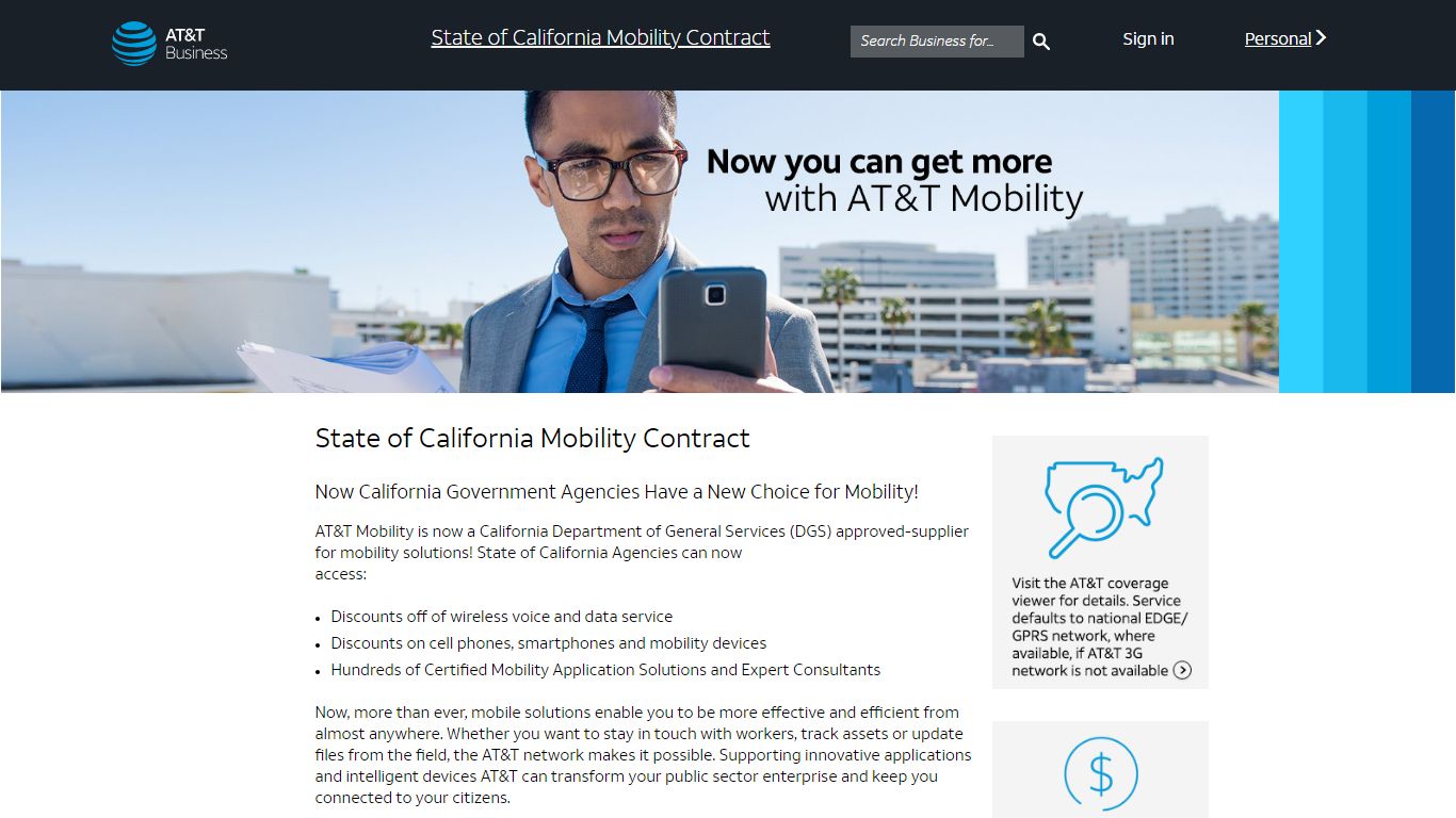 State of California Mobility Contract - AT&T Business